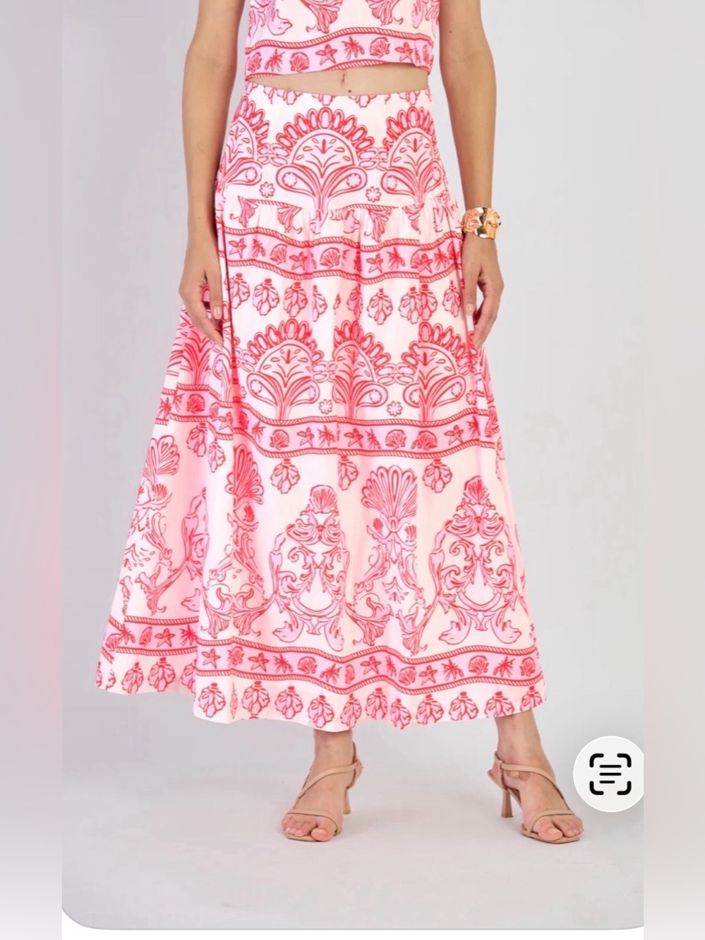 Kara Skirt in Fontana Blush